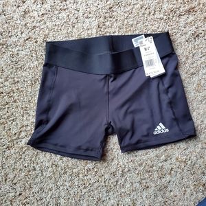 NWT Black Adidas Spandex Shorts Size M